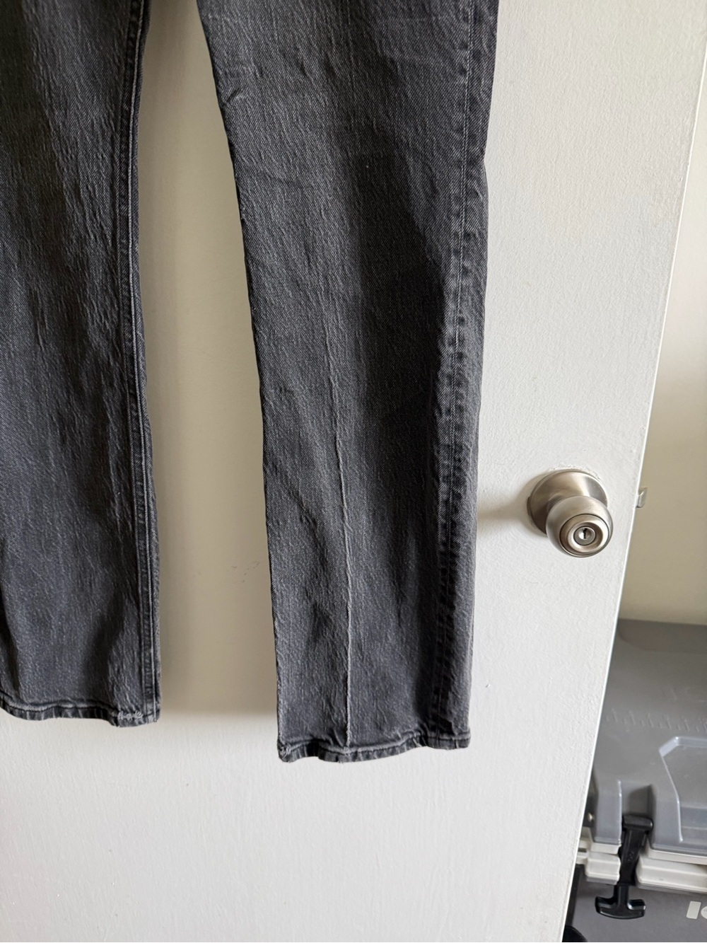 Reformation Designer Denim Washed Black Peyton High Rise Bootcut Jeans size 26 - Picture 3 of 10